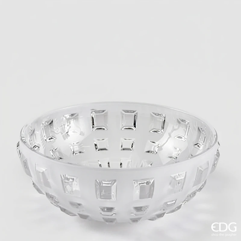 EDG - Gem Bowl - White Glass