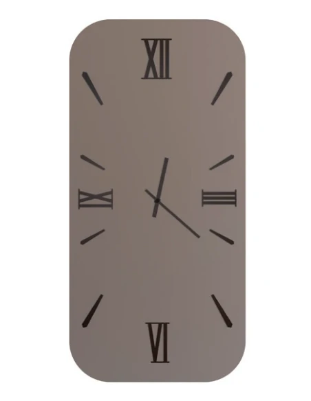 Ceart - Orologio da Parete a Specchio Iris Vertical - Bronzo - Corten / Ramato