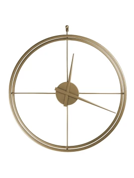 Ceart - Orologio da Parete Essenziale - Oro Metallizzato