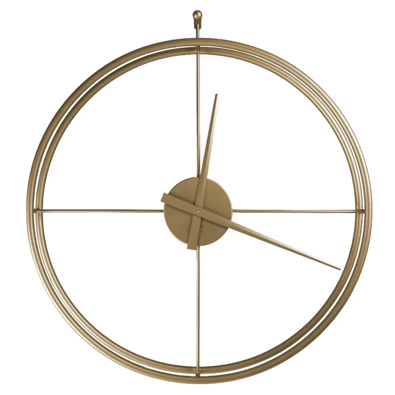 Ceart - Orologio da Parete Essenziale - Oro Metallizzato