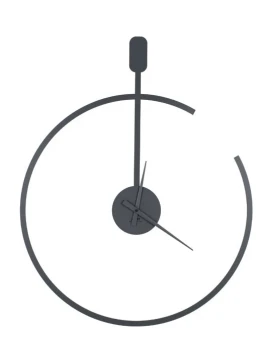 Ceart - Line Wall Clock - Marble Grey