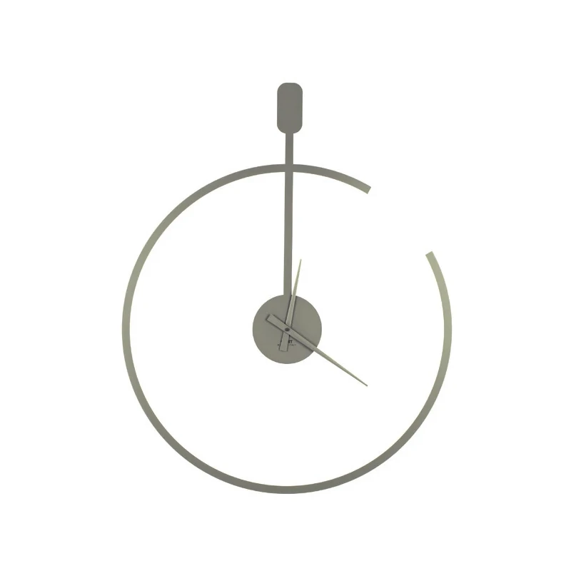 Ceart - Orologio da Parete Line - Tortora Pastello