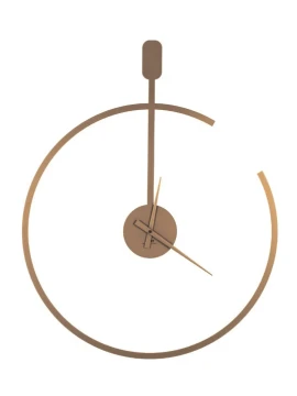Ceart - Line Wall Clock - Metallic Gold