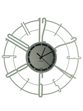 Ceart - Pinwheel Wall Clock - Sage Green
