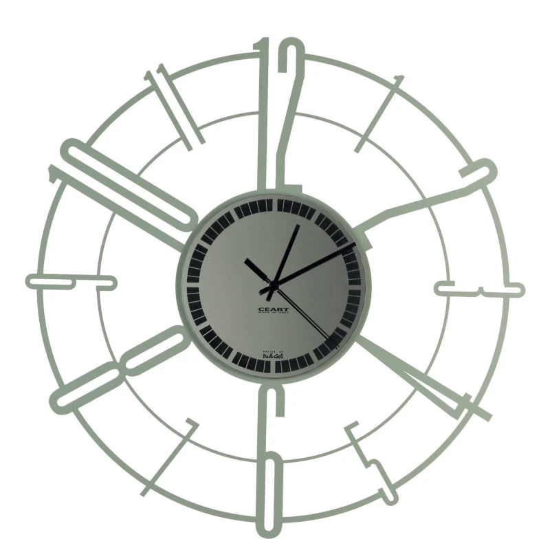 Ceart - Pinwheel Wall Clock - Sage Green