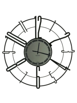 Ceart - Pinwheel Wall Clock - Pastel Black