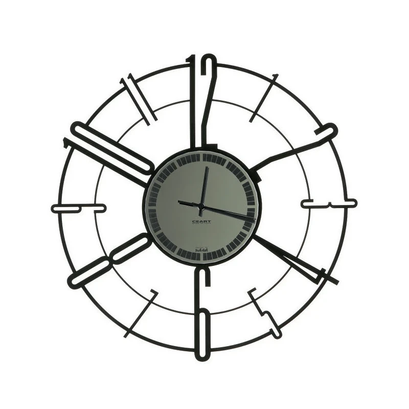 Ceart - Orologio da Parete Girandola - Nero Pastello