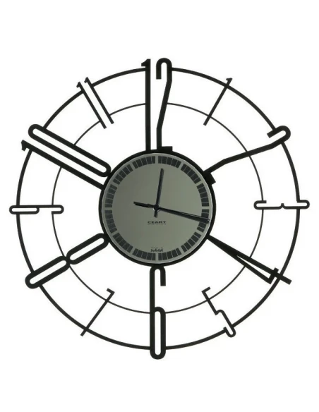 Ceart - Orologio da Parete Girandola - Nero Pastello