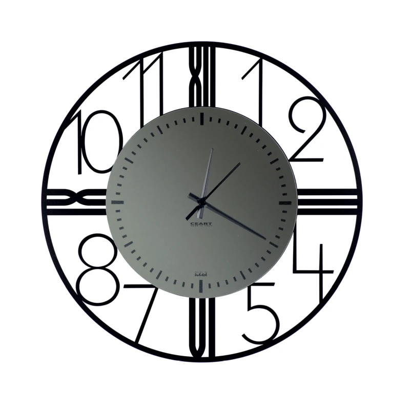 Ceart - Black Edition Astro Wall Clock - Marble Grey