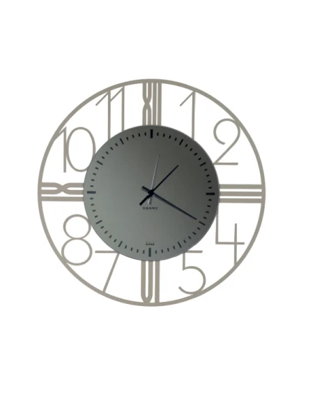 Ceart - Black Edition Astro Wall Clock - Pastel Dove Grey
