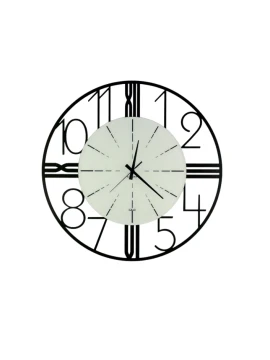 Ceart - Orologio da Parete Astro - Nero Pastello / Vetro Sabbiato Opaco
