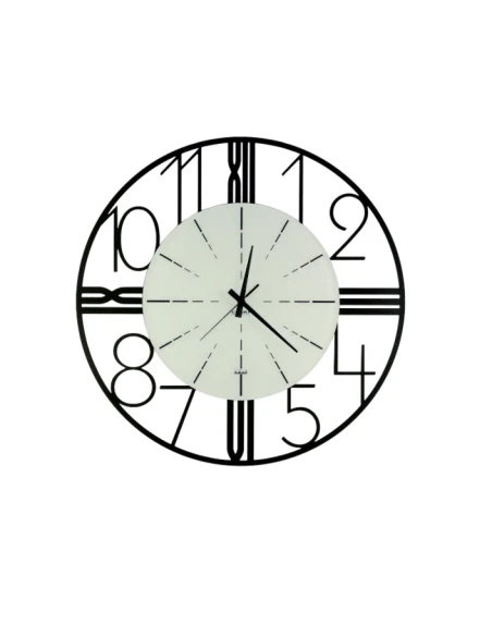 Ceart - Astro Wall Clock - Pastel Black / Matte Sandblasted Glass