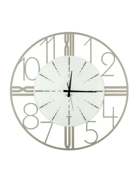 Ceart - Orologio da Parete Astro - Tortora Pastello / Vetro Sabbiato Opaco