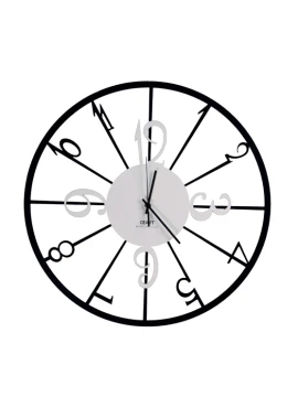 Ceart - Elegance Wall Clock - Pastel Black and White