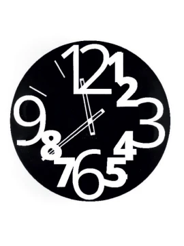 Ceart - Arabic Wall Clock - Pastel Black and White
