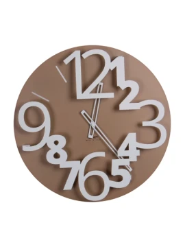 Ceart - Arabic Wall Clock - Metallic Gold and White