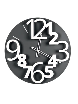 Ceart - Orologio da Parete Arabo - Grigio Marmo
