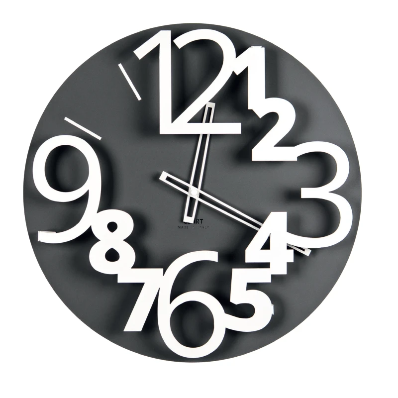 Ceart - Arabic Wall Clock - Grey Marble