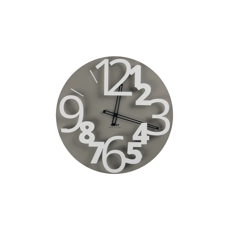 Ceart - Arabic Wall Clock - Pastel Dove Grey