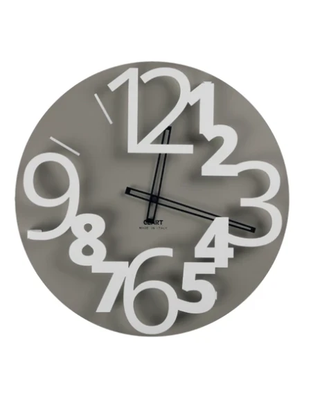 Ceart - Arabic Wall Clock - Pastel Dove Grey
