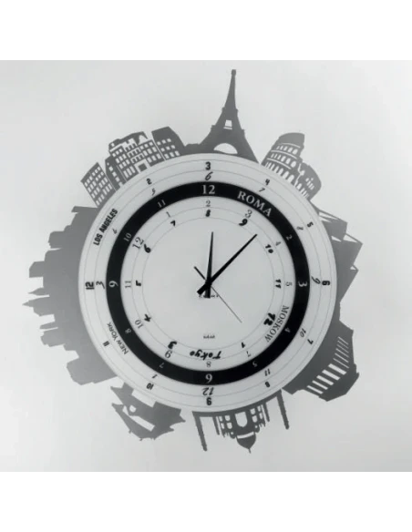 Ceart - Orologio da Parete Città - Ghisa Metallizzato