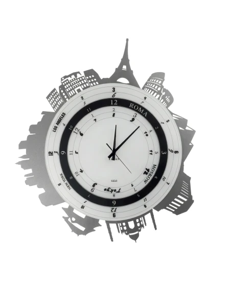 Ceart - Orologio da Parete Città - Ghisa Metallizzato