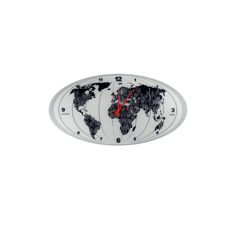 Ceart - Mondo Wall Clock - Metallic Silver