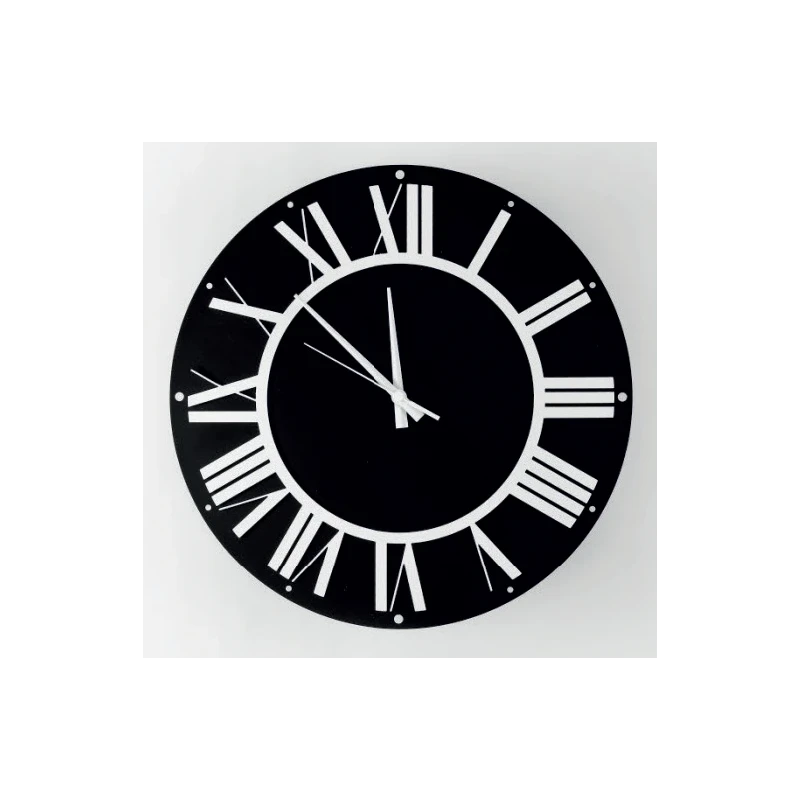 Ceart - Co'lor Wall Clock - Pastel Black and White