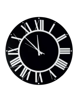 Ceart - Orologio da Parete Co'lor - Nero e Bianco Pastello