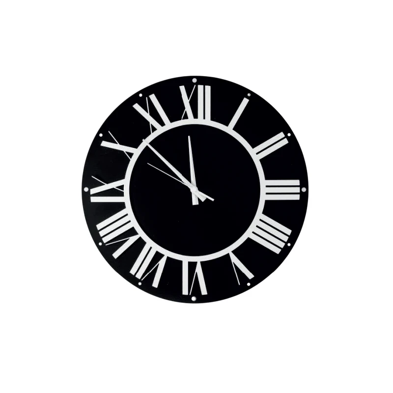 Ceart - Co'lor Wall Clock - Pastel Black and White