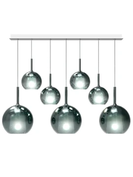 Penta - Glo Lampada a Sospensione 2Q - Verde  / Bianco