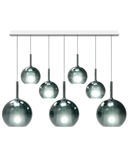 Penta - Glo Pendant Lamp 2Q - Green / White