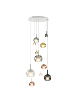 Penta - Glo Lampada a Sospensione 3B - Multicolore / Bianco