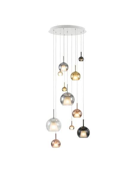Penta - Glo Lampada a Sospensione 3B - Multicolore / Bianco