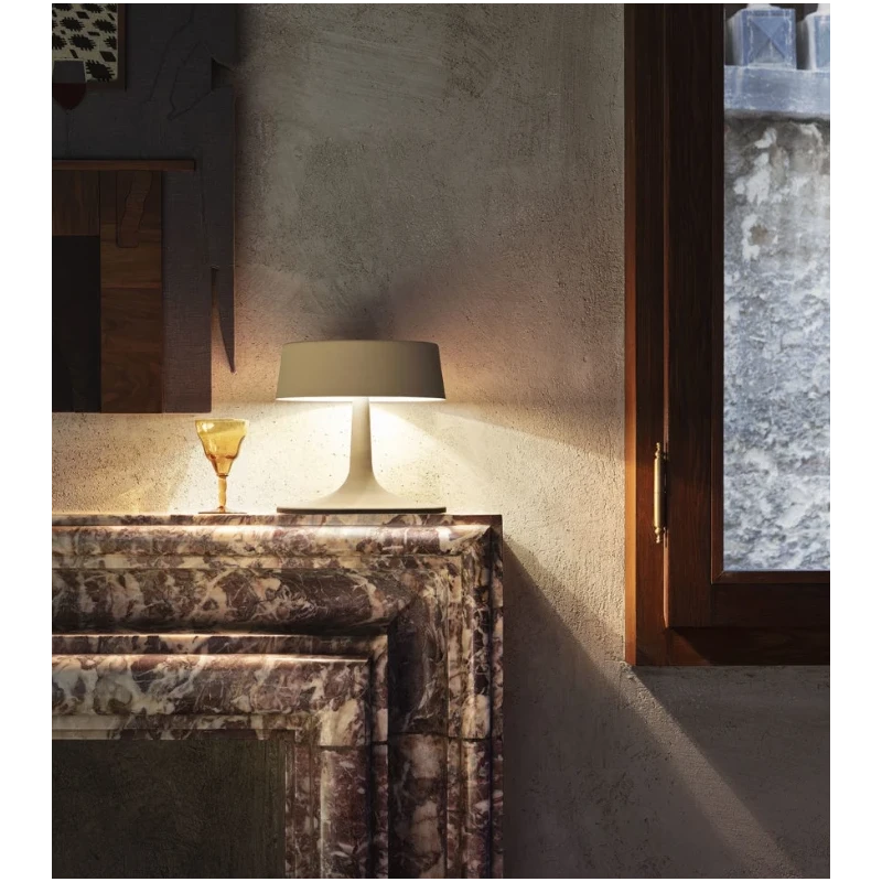 Penta - China Table Lamp - Matte Marron Glacé