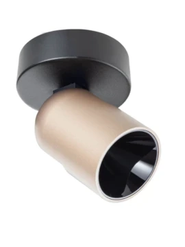 Redo Group - Kobe Lampada da Parete / Soffitto Singola - Nero Opaco / Silver Coffee