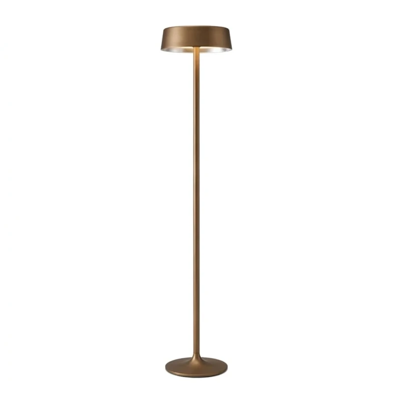 Penta - China Lampada da Terra - Bronzo Opaco