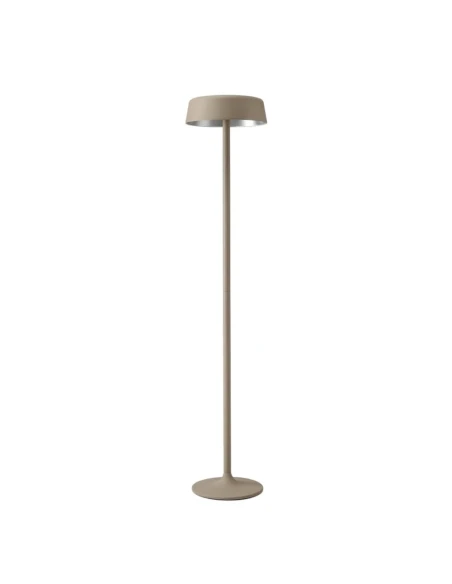 Penta - China Floor Lamp - Matte Marron Glacè