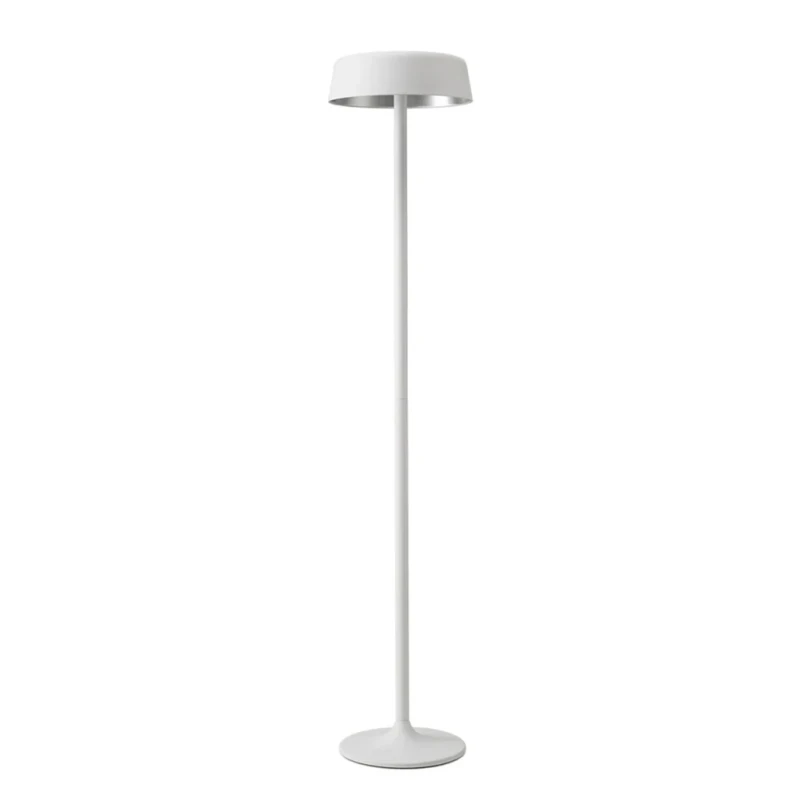 Penta - China Lampada da Terra - Bianco Opaco