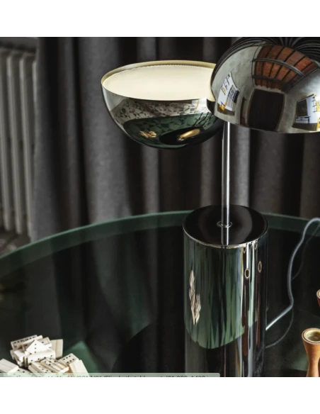 Penta - Elisabeth Table Lamp - Polished Black Chrome