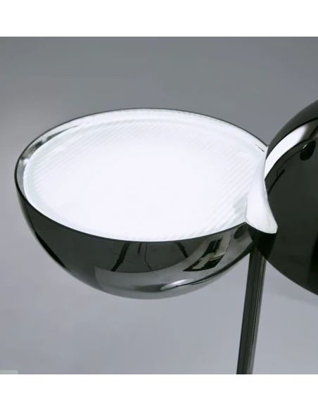 Penta - Elisabeth Table Lamp - Polished Black Chrome / White Carrara Marble