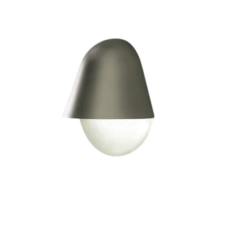 Penta - Enoki Lampada da Parete - Titanio Opaco