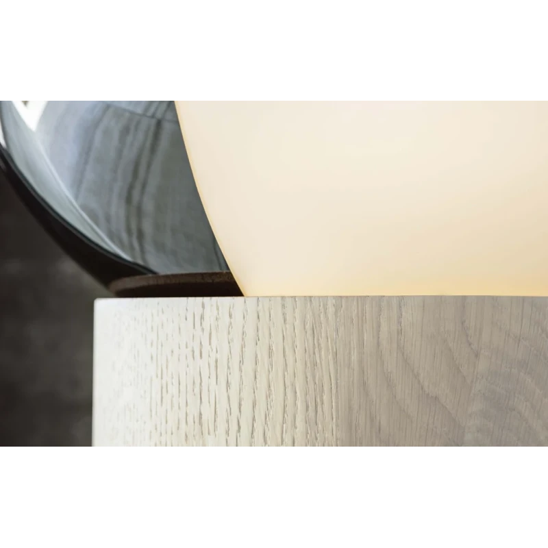 Penta - Je Suis Lampada da Terra - Bianco Argento / Rovere Naturale
