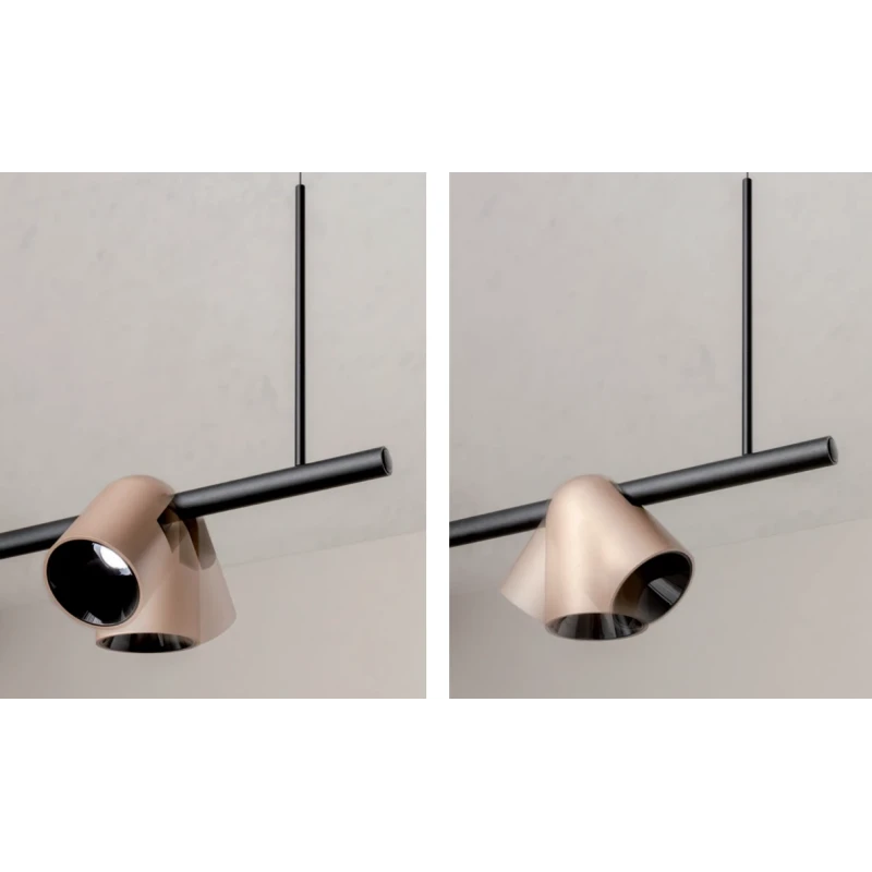 Redo Group - Kobe Lampada a Sospensione - Nero Opaco / Silver Coffee