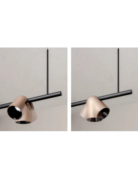 Redo Group - Kobe Pendant Lamp - Matt Black / Silver Coffee