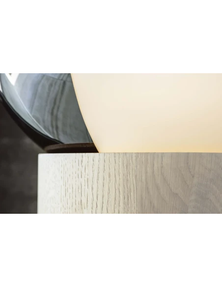 Penta - Je Suis Table Lamp - White Silver / Anthracite Oak