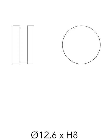 Penta - Ludo Wall Lamp - Matte Gold
