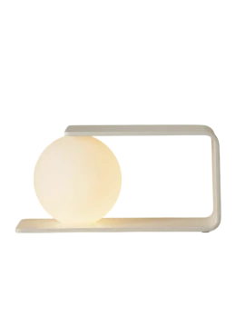 Penta - Morsetto Lampada da Tavolo - Bianco Opaco