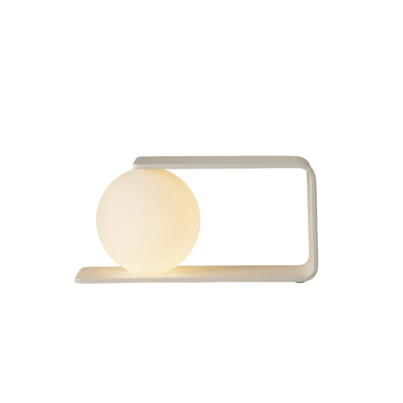 Penta - Morsetto Lampada da Tavolo - Bianco Opaco