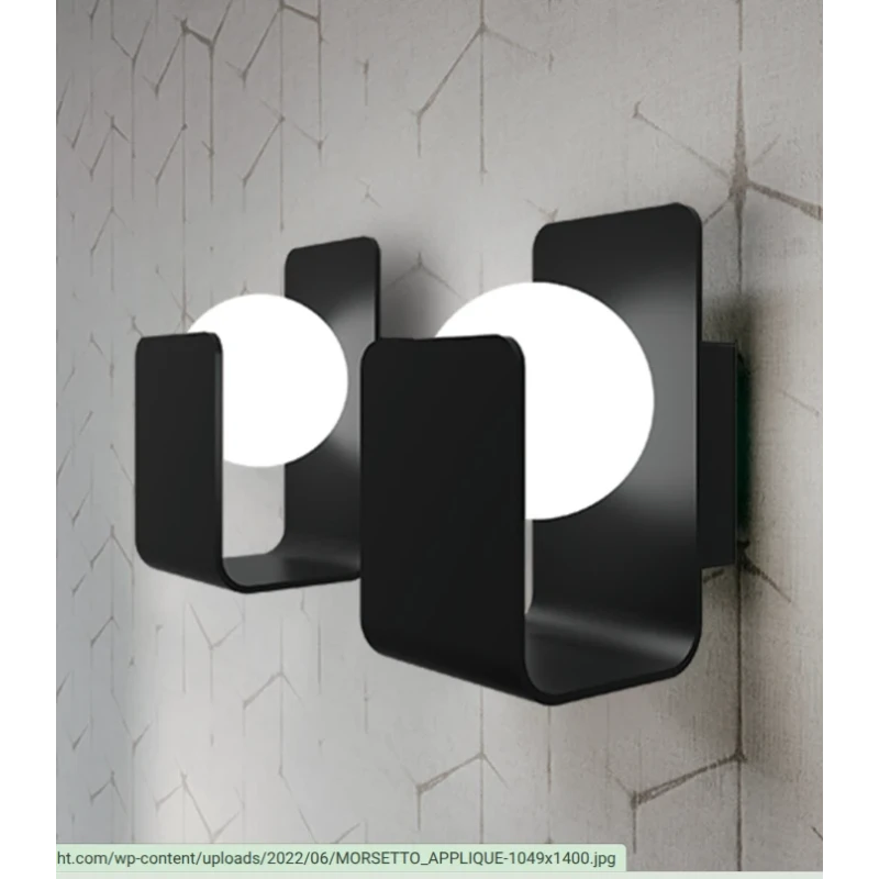 Penta - Morsetto Wall Lamp - Matt Black